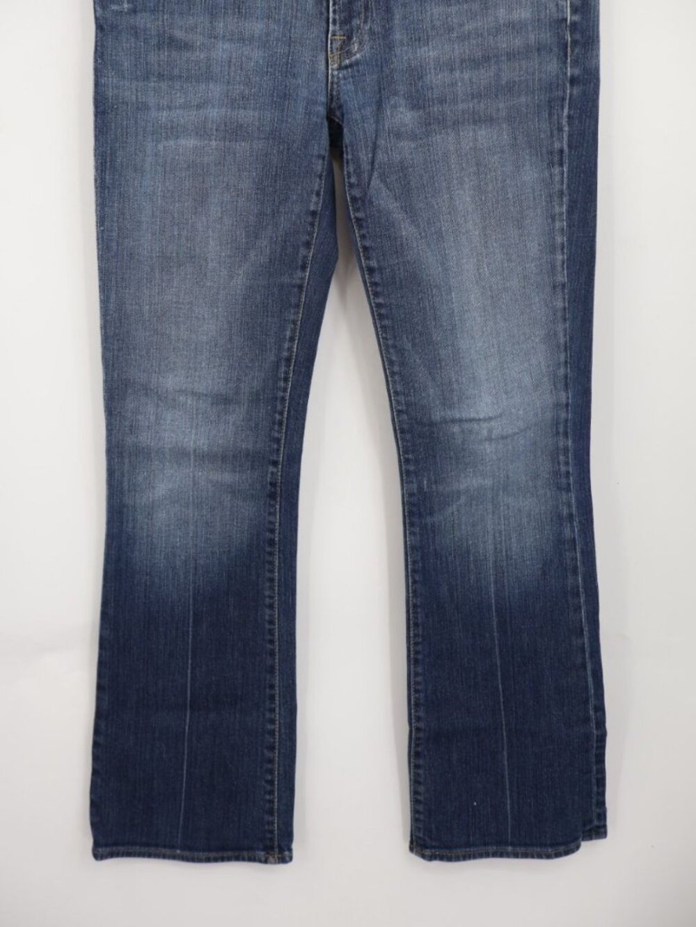 7 For All Mankind Flip Flop Y2K Boot Cut Womens Jeans Sz 29x28 Distressed - Picture 5 of 16